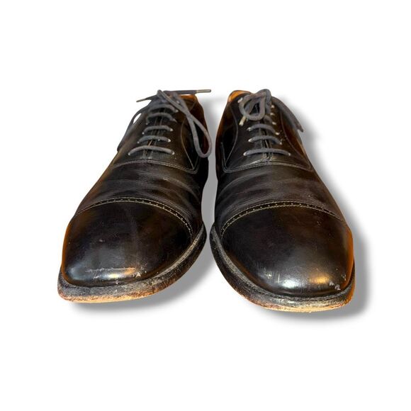 Black Church’s Cap Toe Oxford Dress Shoes Sz 11.5 - Picture 10 of 11